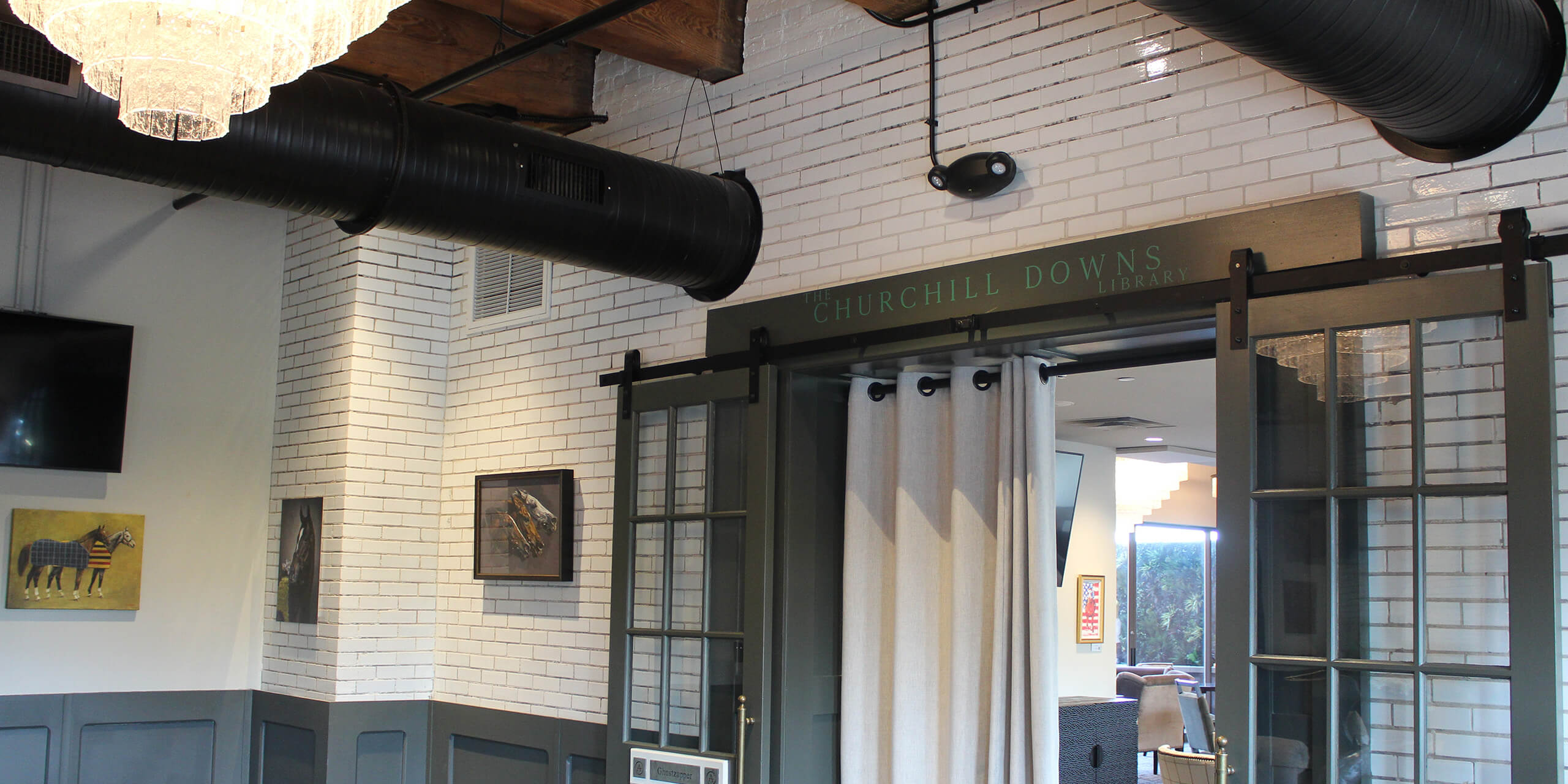 Entrance to the Churchill Downs library